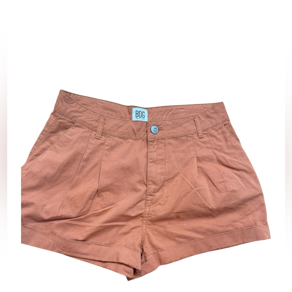 BDG Urban Outfitters NWT! Women's Burnt Orange Pleated Shorts, Size 29!